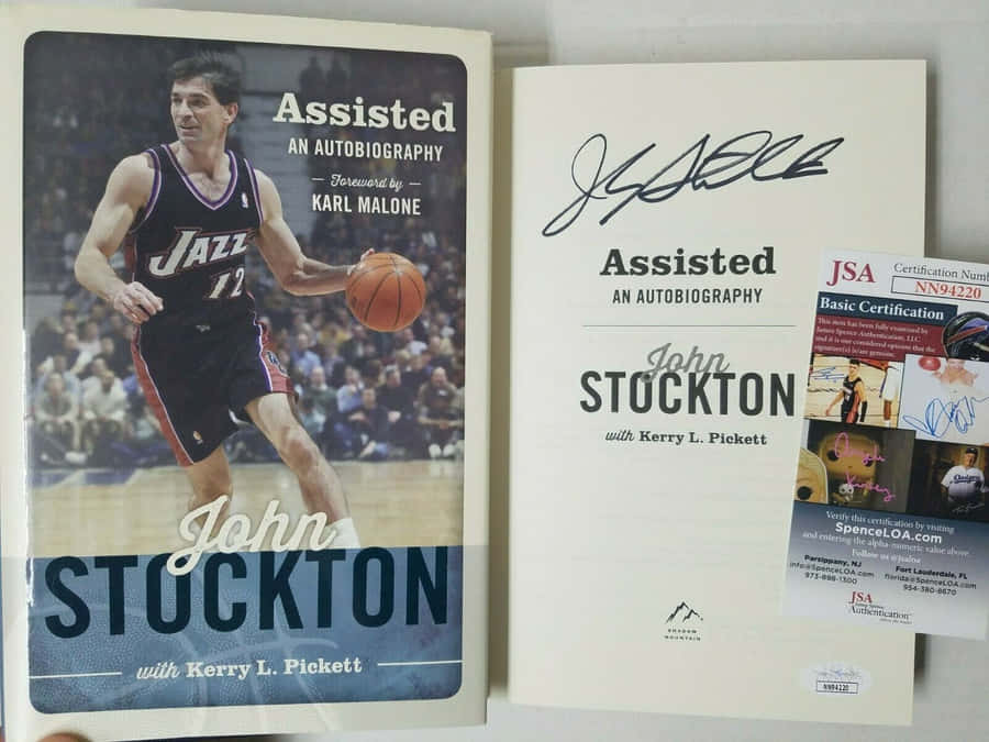 John Stockton Autobiography Book Wallpaper