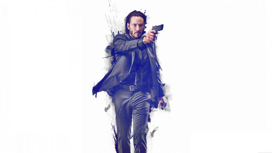 John Wick- Taking Out The Bad Guys Since 2014 Wallpaper