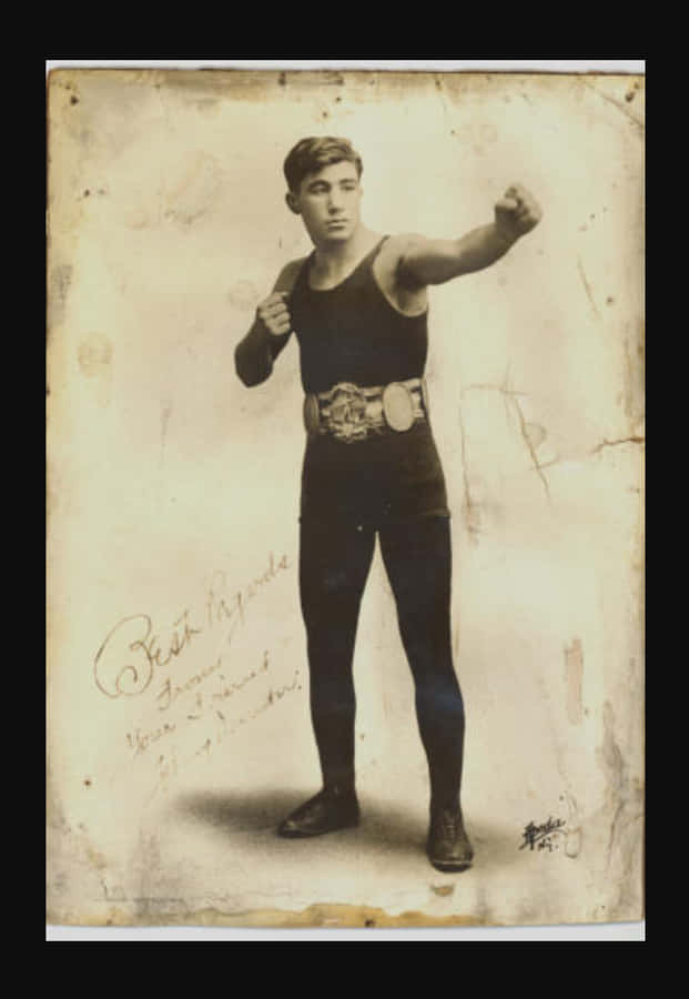 Johnny Dundee Wearing A Bodysuit Wallpaper