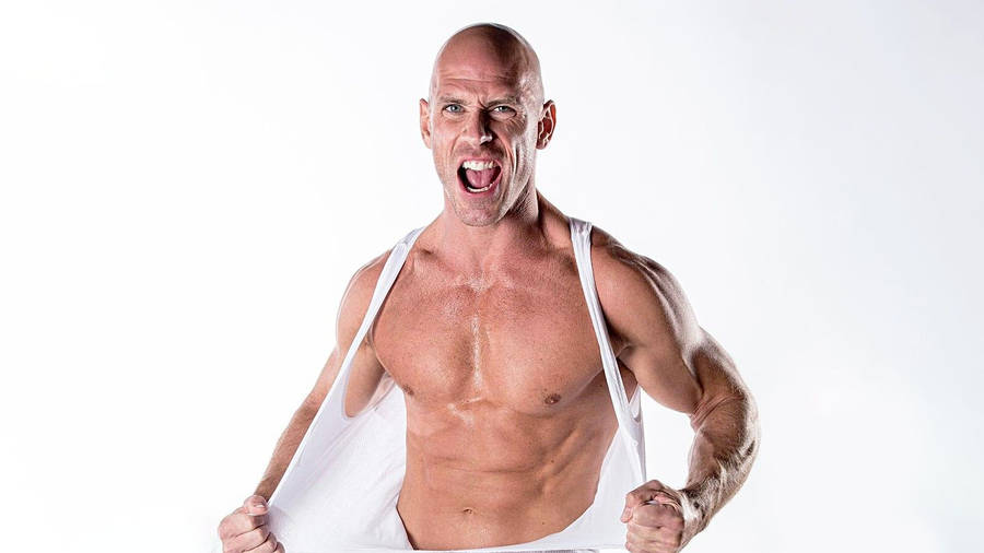 Johnny Sins Tearing Shirt Wallpaper
