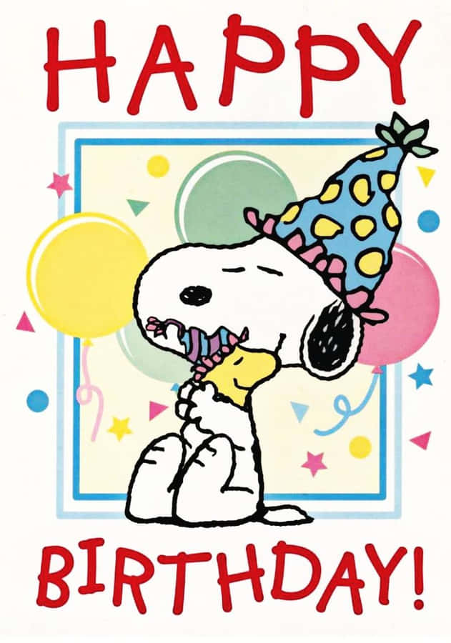 Join Charlie Brown And The Gang In Celebrating His Birthday! Wallpaper