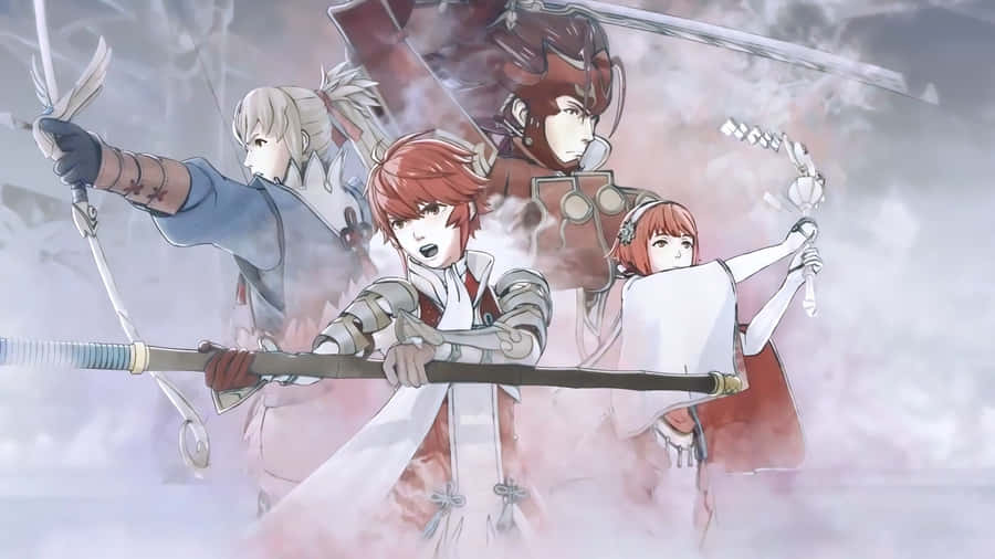 Join Corrin In The Epic Journey Of Fire Emblem Fates Wallpaper