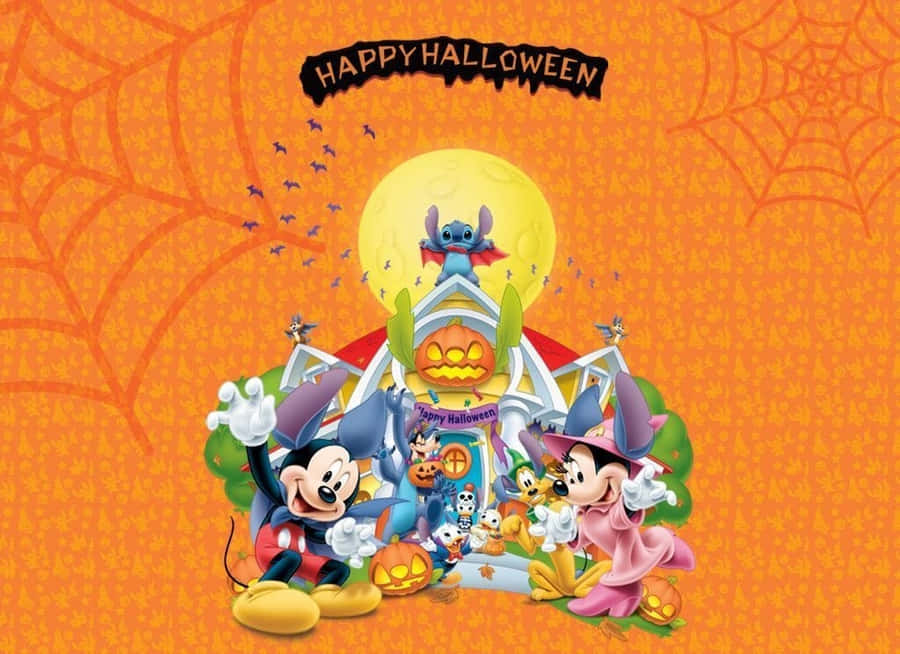 Join Mickey And Friends For A Fun Filled Fall At Disney Wallpaper