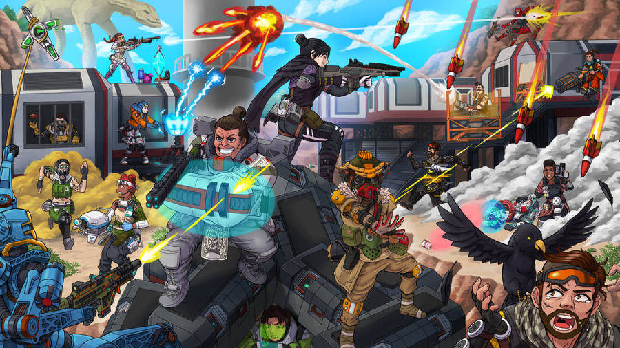 Join The Hunt With Apex Legends Wallpaper