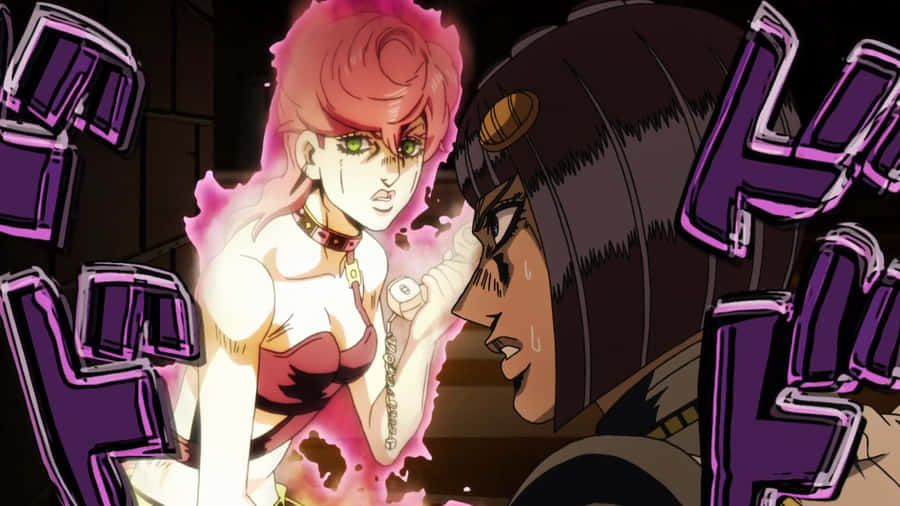 Join The Jojo Bizarre Adventure, Follow The Path Of Diavolo Wallpaper