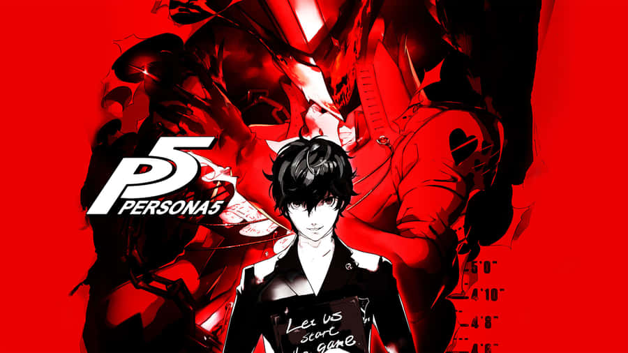 Joker Persona 5 Black And Red Aesthetic Wallpaper