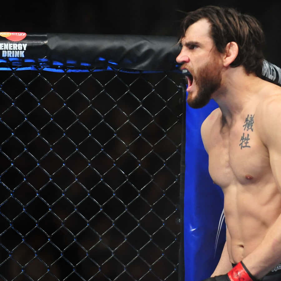 Jon Fitch Side View Screaming Wallpaper