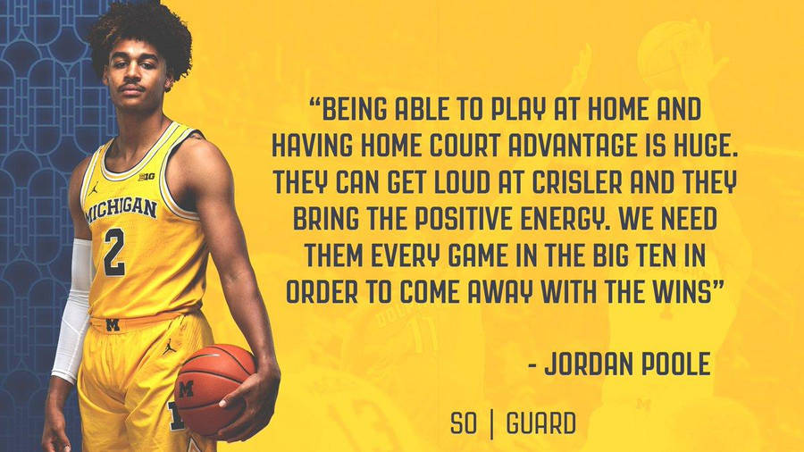 Jordan Poole Quote Wallpaper