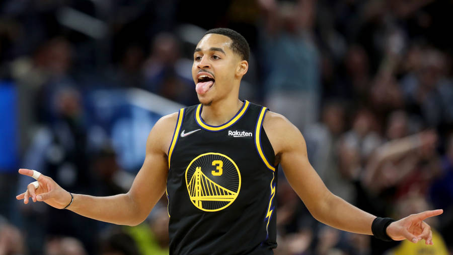 Jordan Poole Tongue Out Wallpaper
