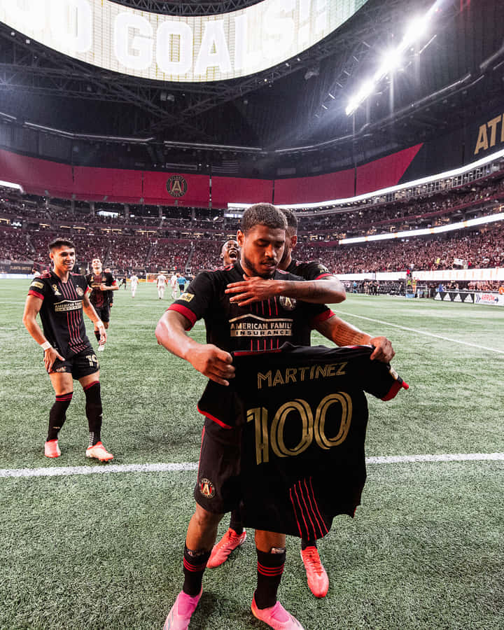 Josef Martinez 100th Goal Kit Against Inter Miami Cf Wallpaper
