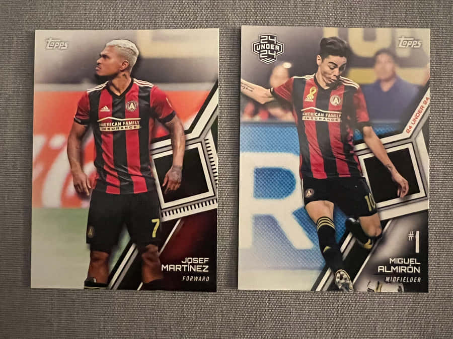 Josef Martinez With Miguel Almiron During Their Successful Match. Wallpaper