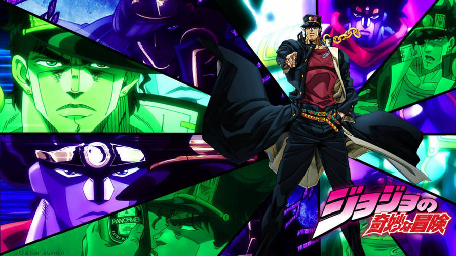Jotaro Kujo Is Ready To Take On Any Challenge Wallpaper