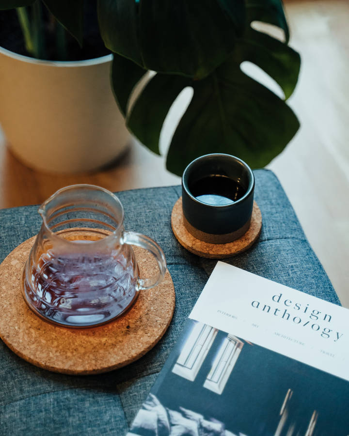 Journal And Tea Wallpaper