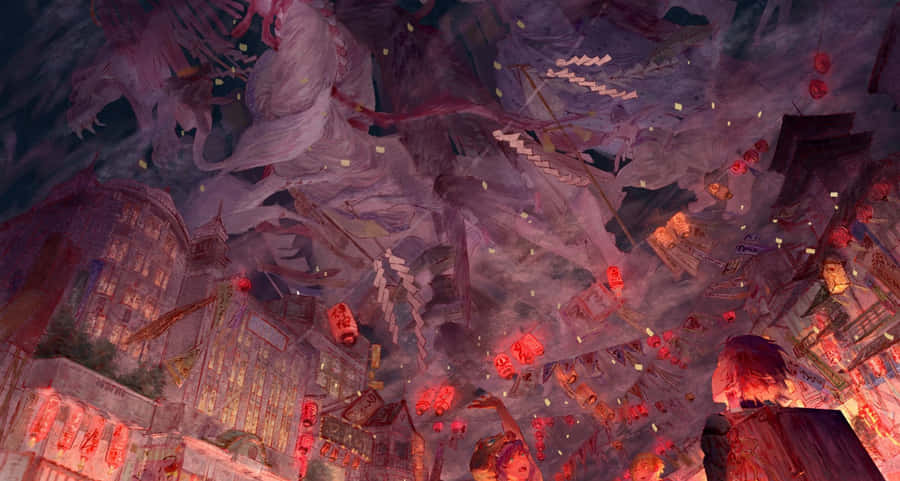 Journey With Tanjiro Kamado Through The World Of Demon Slayer Wallpaper