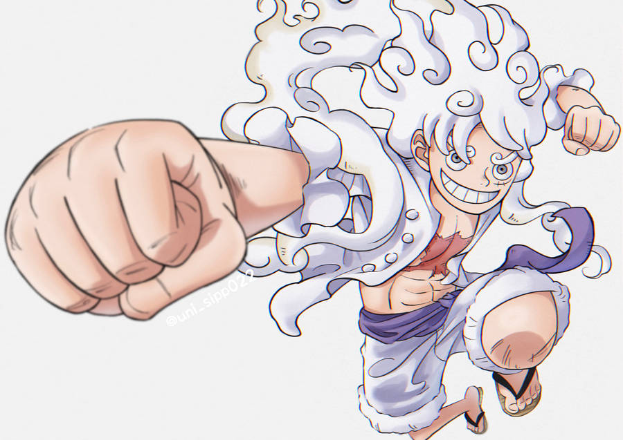 Joy Boy Luffy Punch Wallpaper