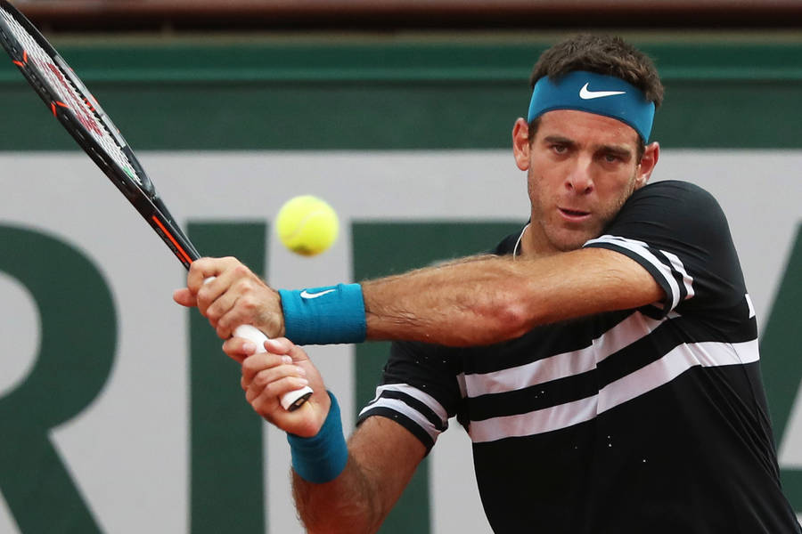 Juan Soto Swinging His Racket Wallpaper