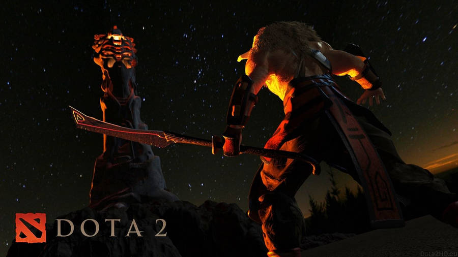 Juggernaut Dota 2 Tower Wallpaper