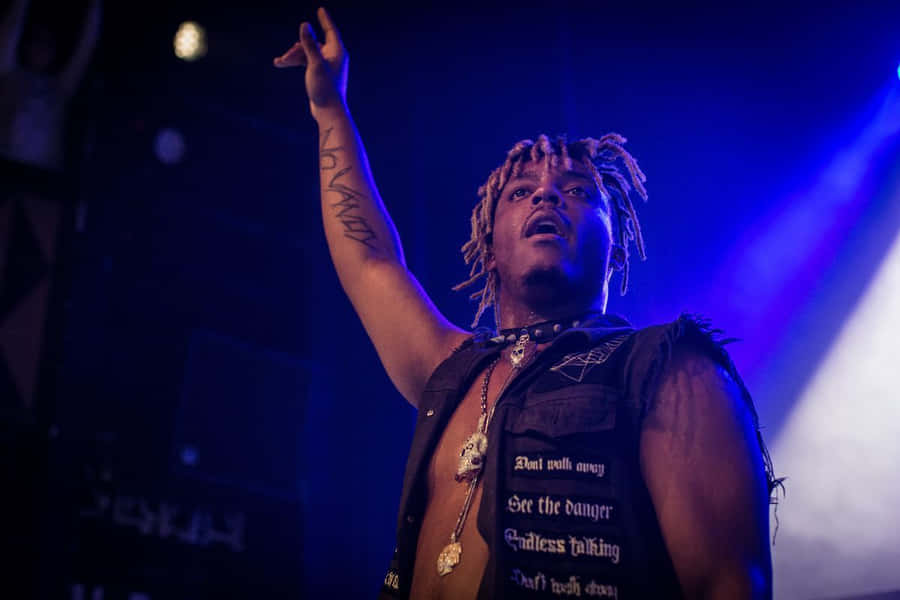 Juice Wrld Live - Live Music And Entertainment Wallpaper