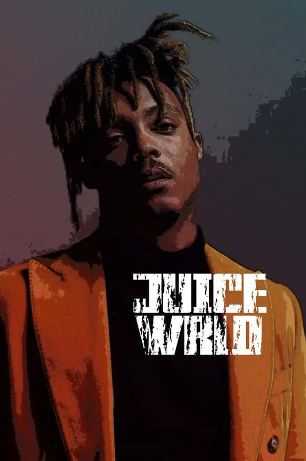 Juice Wrld Livin' Life Like A Rockstar On Stage Wallpaper