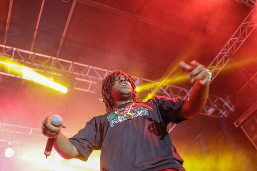 Juice Wrld Performing Live Wallpaper