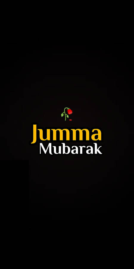 Jumma Mubarak Minimalist Wallpaper