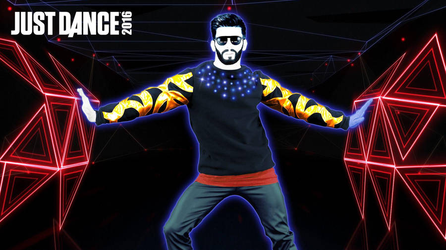 Just Dance Dancer With Beard Wallpaper