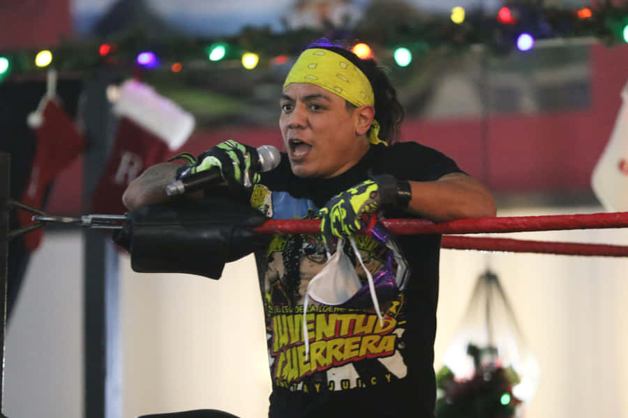Juventud Guerrera Speaks Inside The Ring Wallpaper