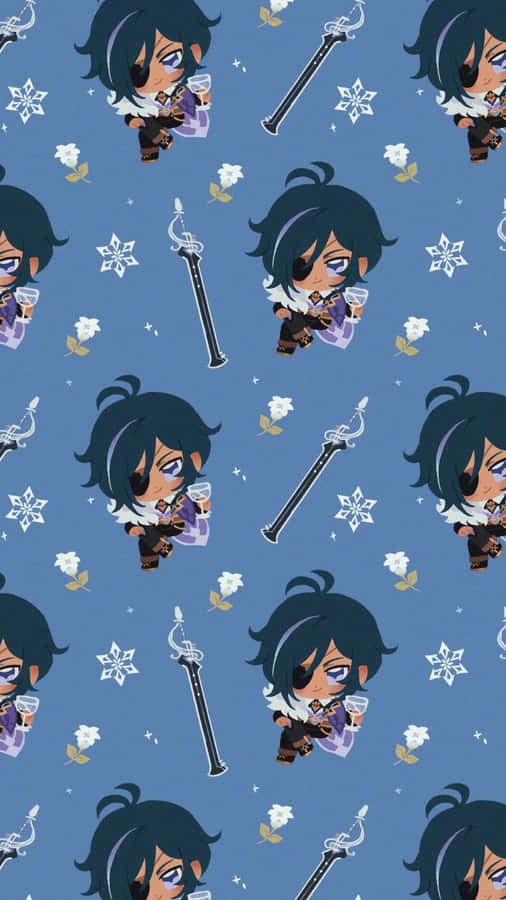 Kaeya, A Refreshment Amidst The Hustle And Bustle Of City Life Wallpaper