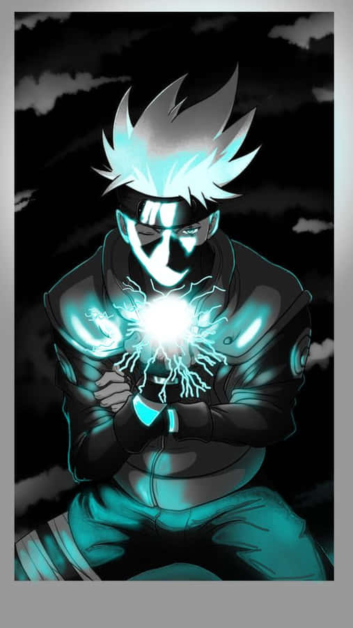 Kakashi Hatake Channeling The Power Of Susanoo Wallpaper