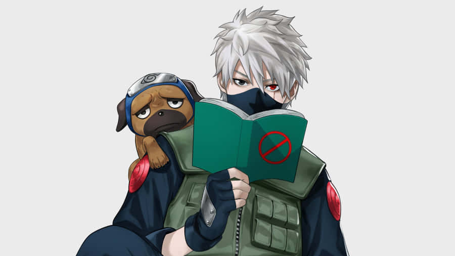 Kakashi Hatake Kid Dog Wallpaper
