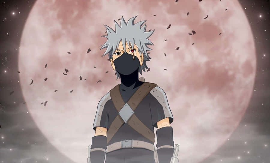Kakashi Hatake Kid Full Moon Wallpaper