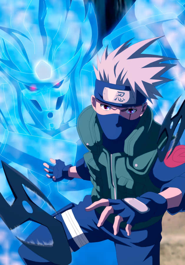 Kakashi Susanoo -- The Sharingan's Uchiha's Legendary Chakra Wallpaper