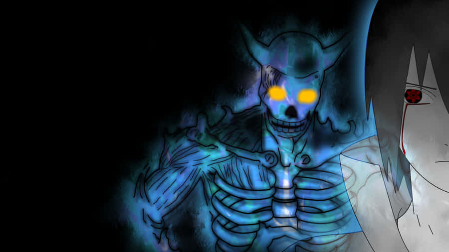 Kakashi Susanoo Unleashes Great Power Wallpaper