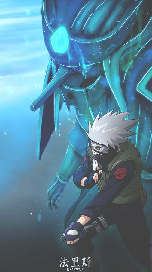 Kakashi Susanoo: Unleashing Overpowering Power Wallpaper