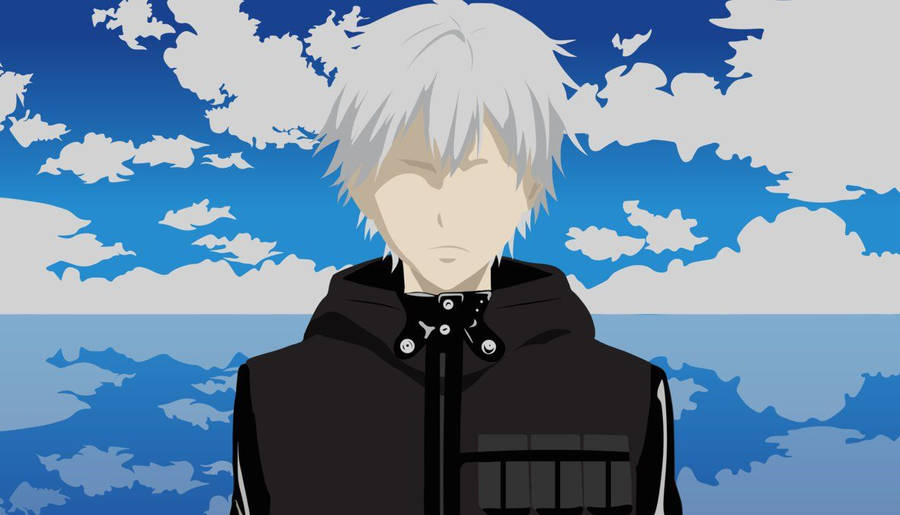 Kaneki Ken Under The Blue Sky Wallpaper
