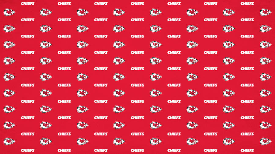 Kansas City Chiefs Logo Pattern Wallpaper