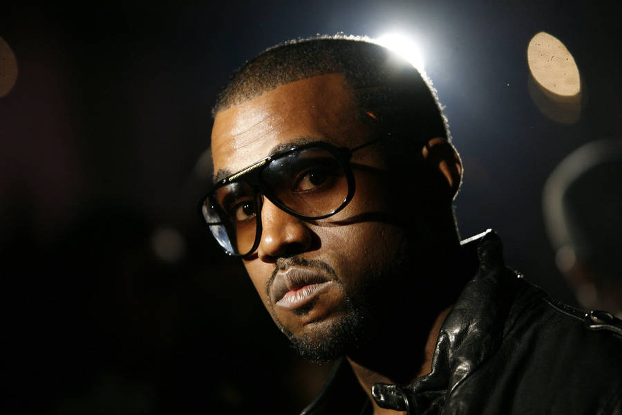 Kanye West Brown Tint Glasses Wallpaper