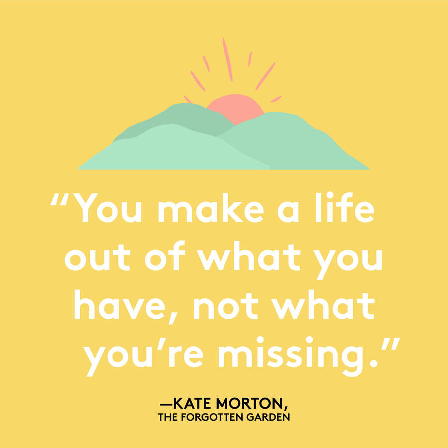 Kate Morton Positive Quotes Wallpaper