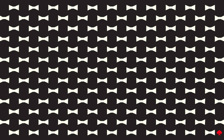 Kate Spade Minimalist Bowtie Poster Wallpaper