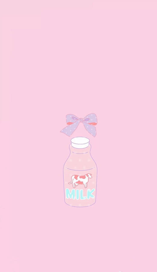 Kawaii Hd Milk Bottle Wallpaper