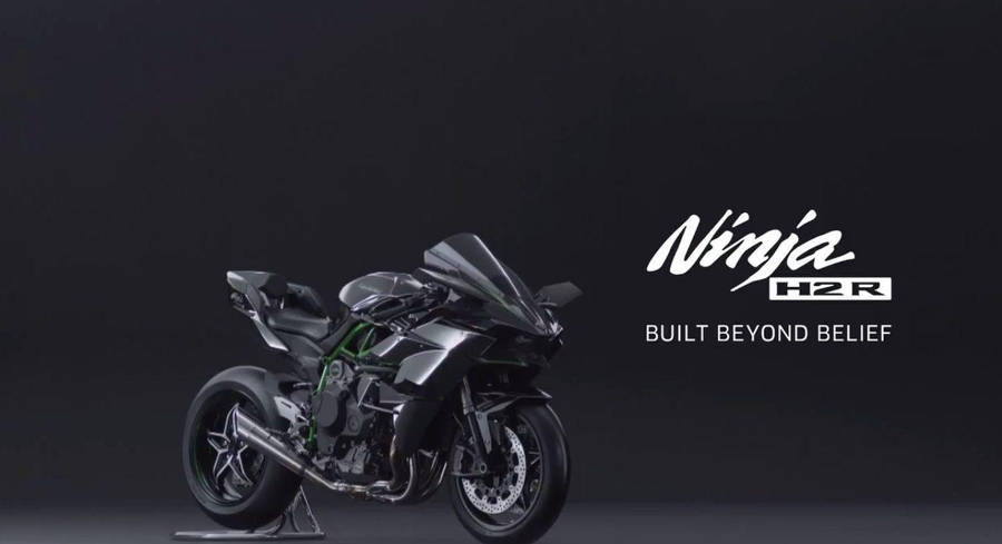 Kawasaki H2r Built Beyond Belief Wallpaper