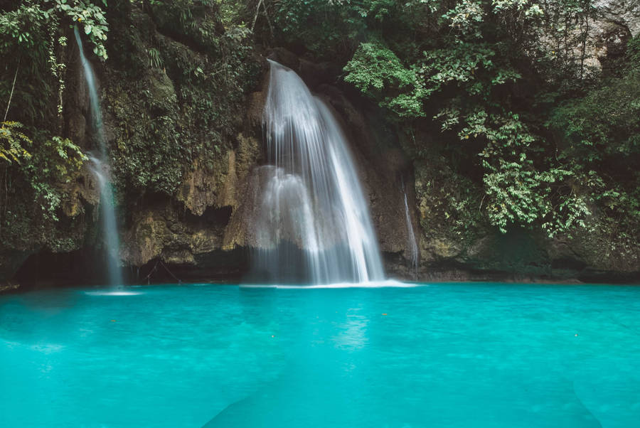 Kawasan Waterfalls Photography Wallpaper