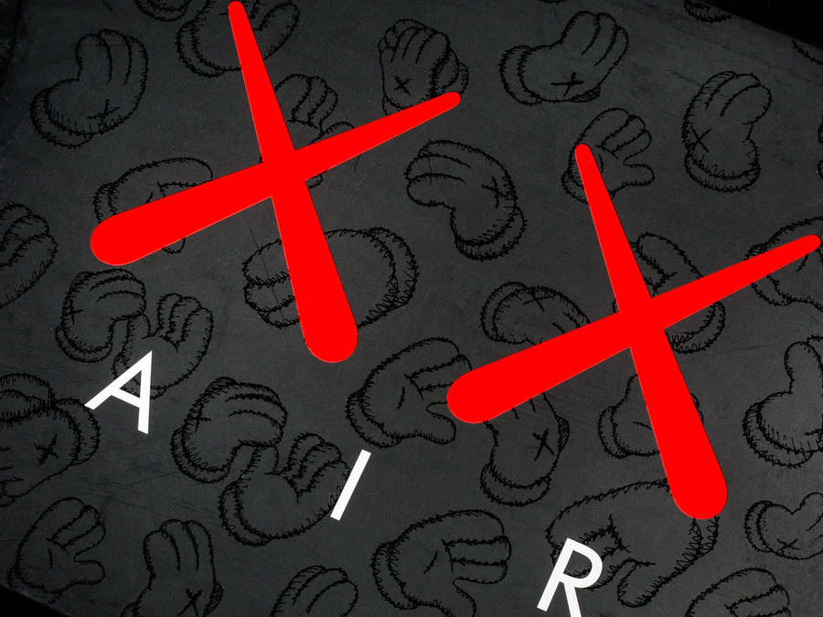Kaws Air Pattern Wallpaper
