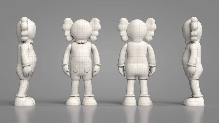 Kaws Companion Profiles Wallpaper