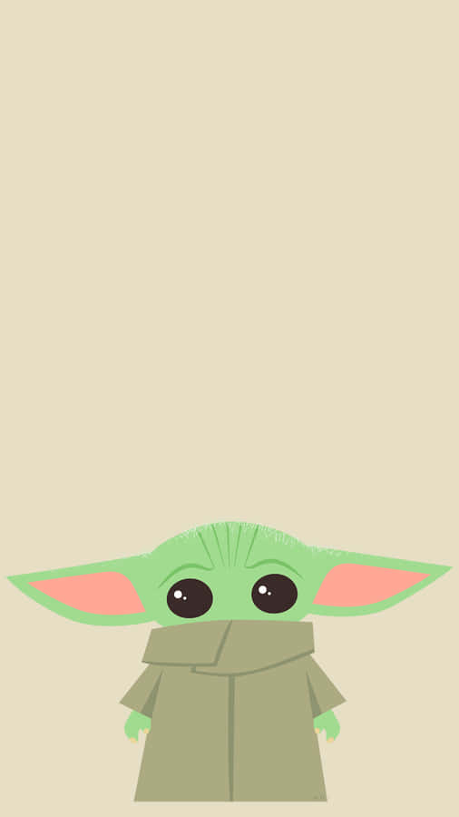 Keep Your Star Wars Fandom Alive With Baby Yoda Phone! Wallpaper