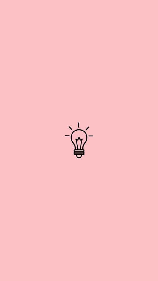 Keeping It Light: A Minimalist Pink Aesthetic Wallpaper
