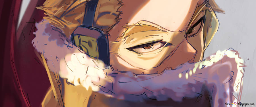 Keigo Takami Furious Eye Panoramic Wallpaper