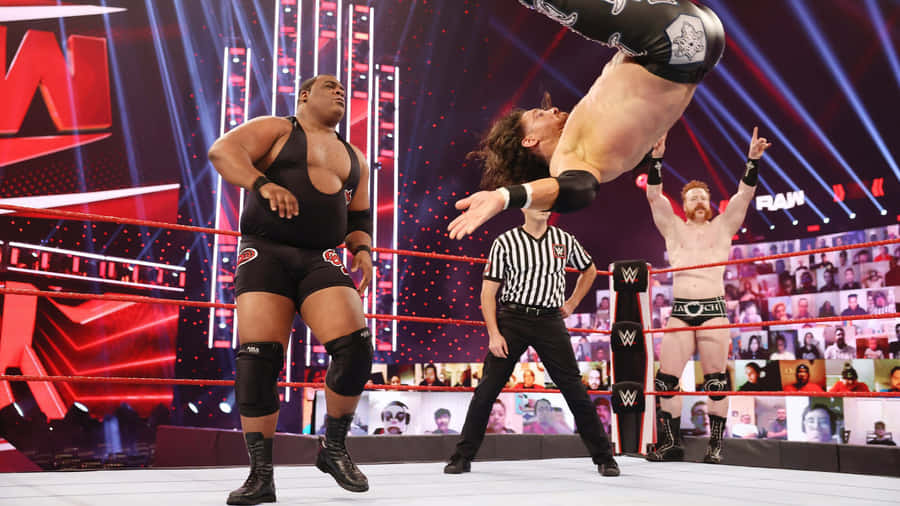 Keith Lee Wwe Raw Match 2021 Wallpaper