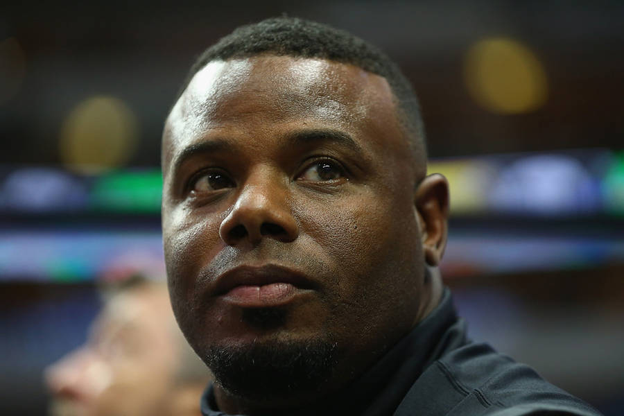 Ken Griffey Jr Close Up Shot Wallpaper