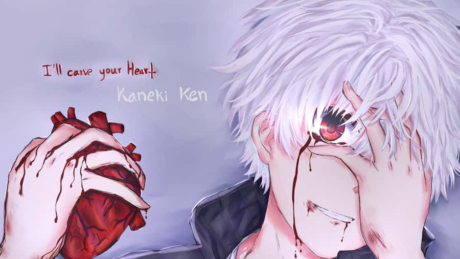Ken Kaneki Anime Sad Quote Wallpaper